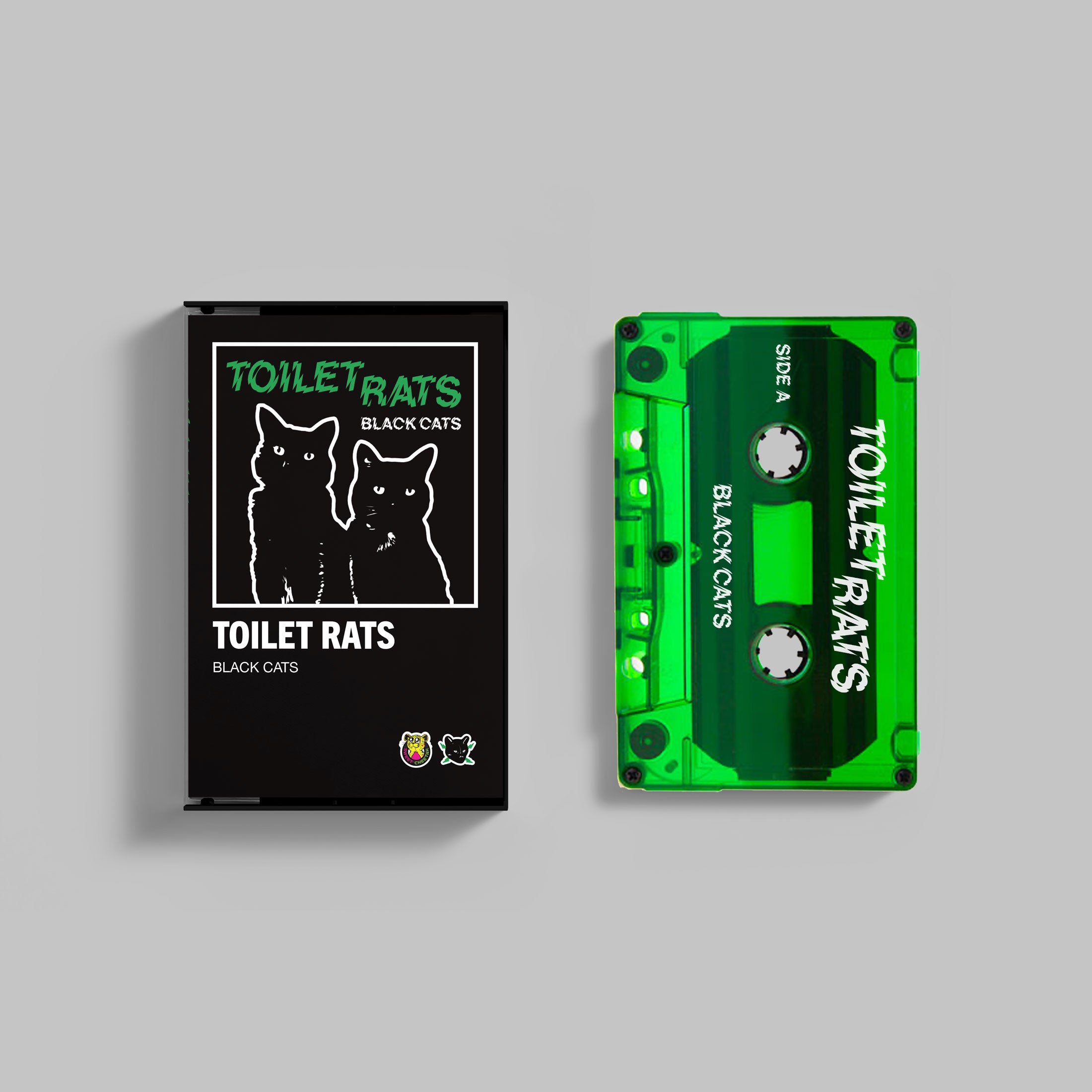 Toilet Rats: Black Cats: Green Shell Cassette