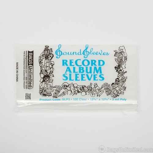 12-Inch Record 3 Mil Poly Outer Sleeves