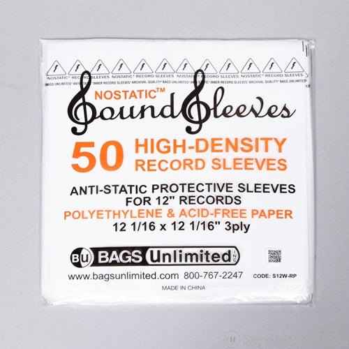 12 Inch Record NOSTATIC® Three Layer Inner Sleeve