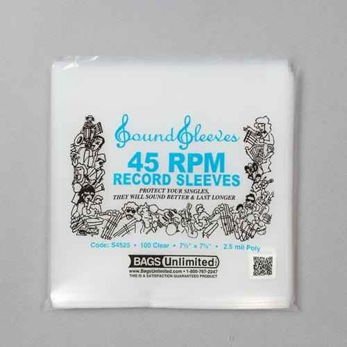 7-Inch Record 2.5 Mil Poly Outer Sleeve