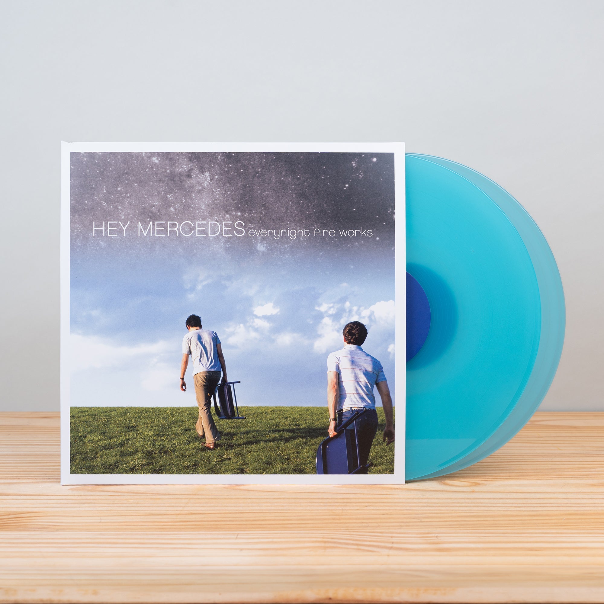 Hey Mercedes: Everynight Fire Works: Clear Blue Vinyl 2LP