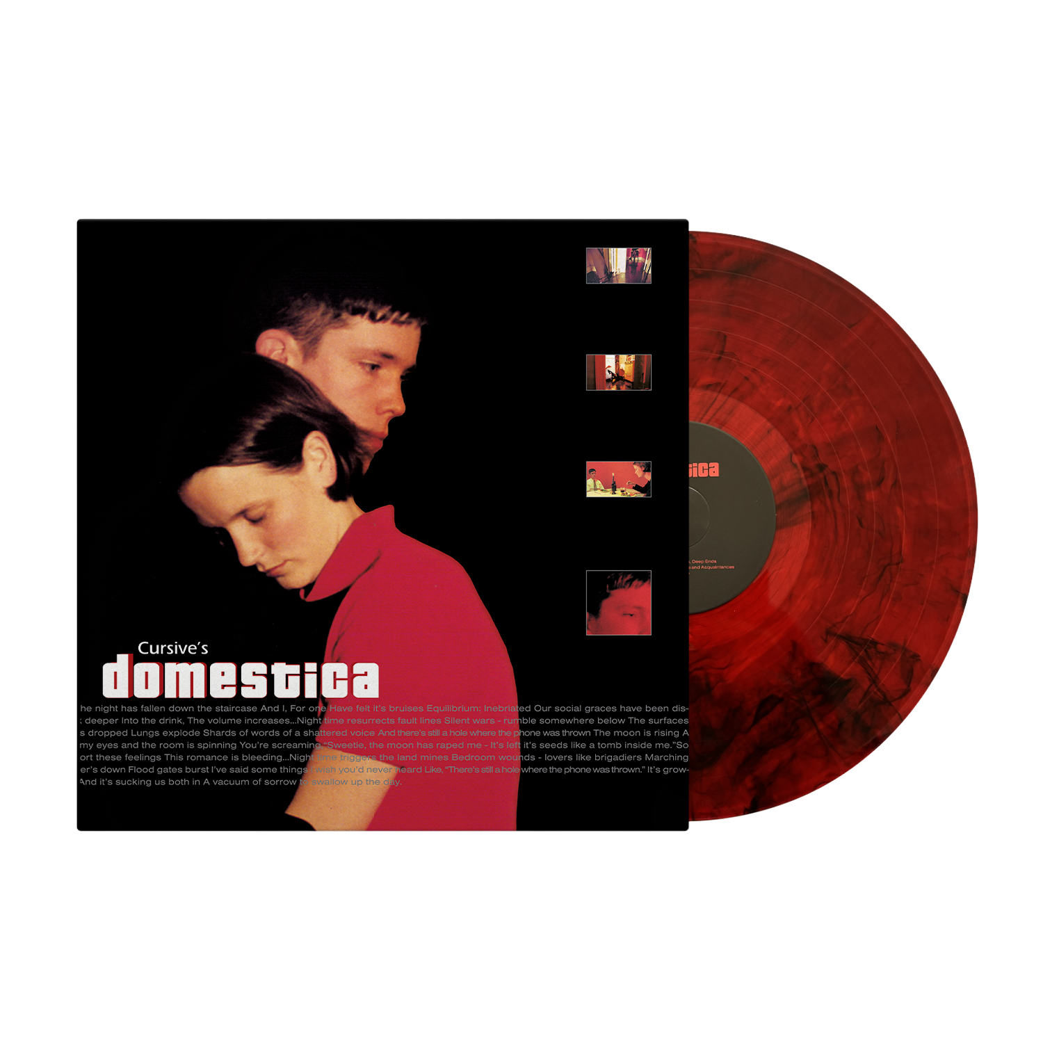 Cursive: Domestica: Limited Edition Red Smoke Vinyl LP