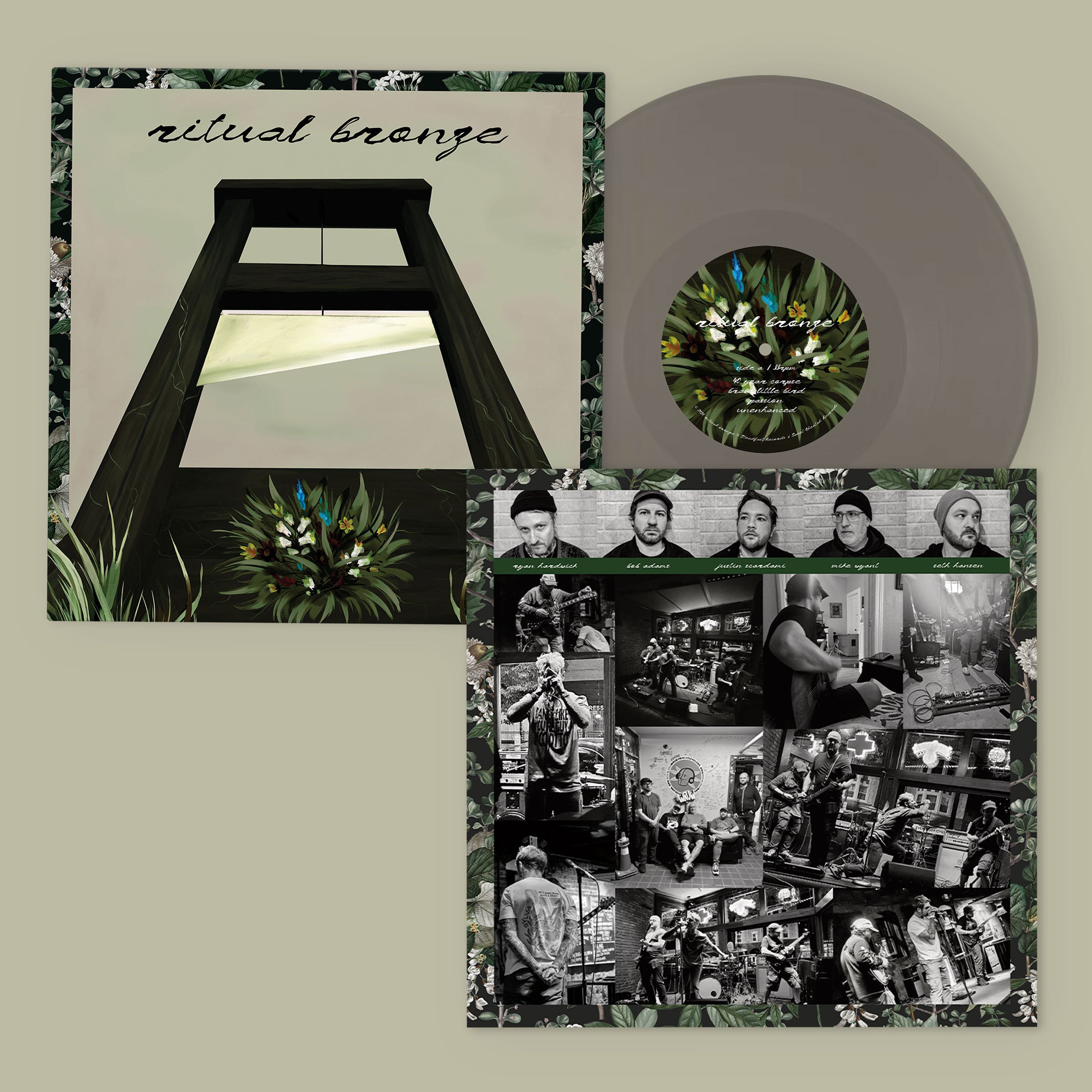 Ritual Bronze: Self-Titled: Limited Edition Second Pressing Grey Vinyl LP