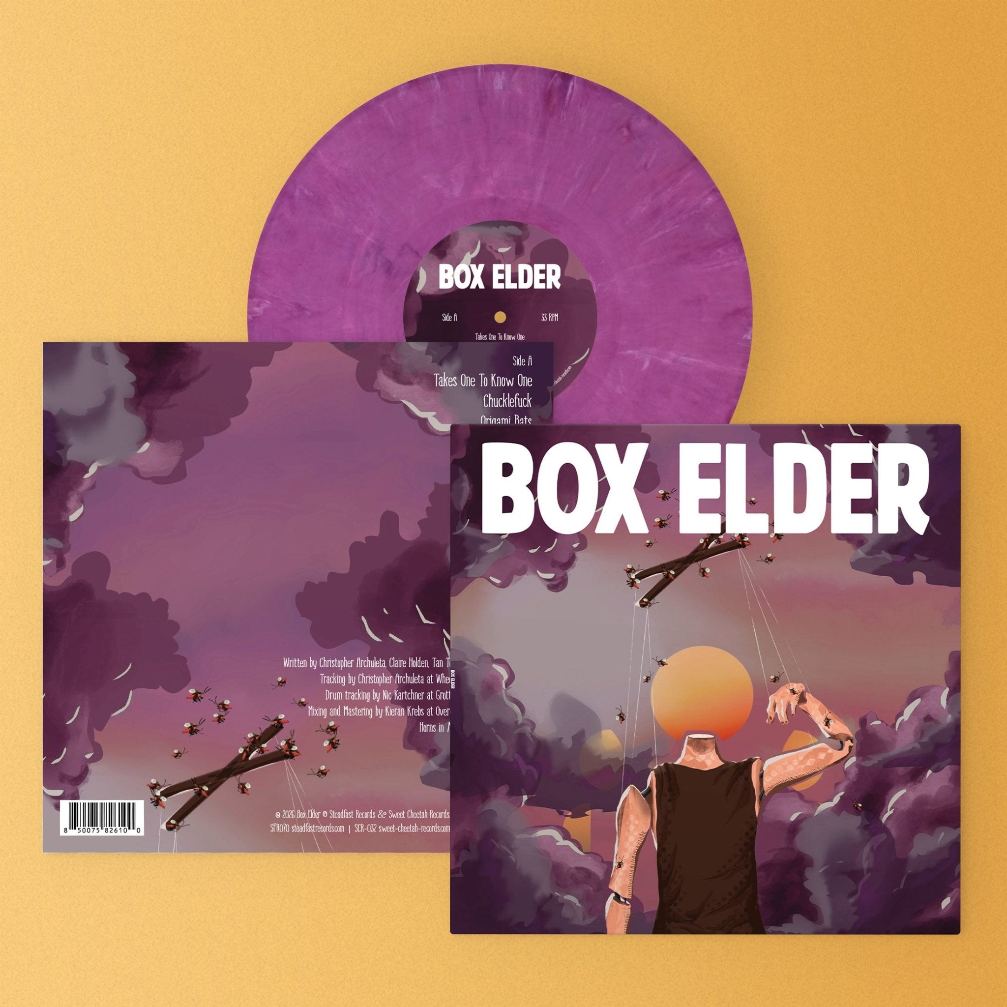 Box Elder: Self-Titled: Limited Edition Eco-Mix Lavender Vinyl LP