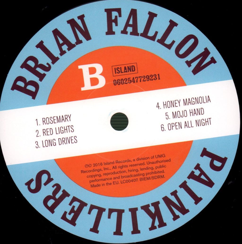 Brian Fallon: Painkillers: Black Vinyl LP - Steadfast Records