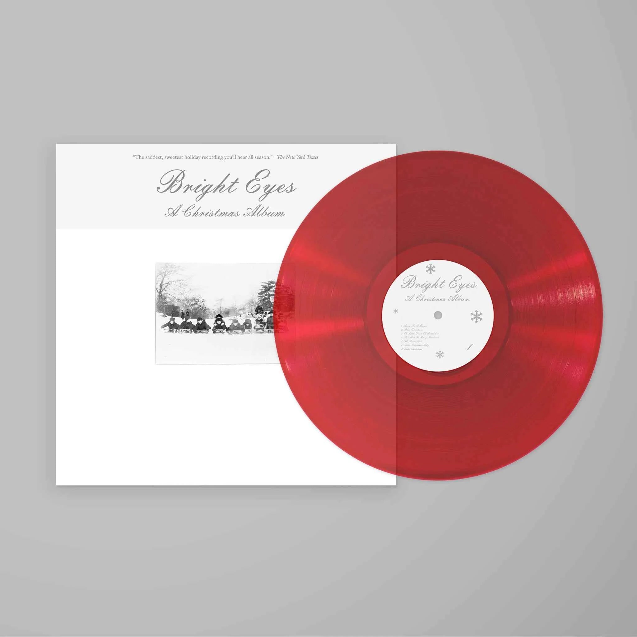 Bright Eyes: A Christmas Album: Clear Red Vinyl