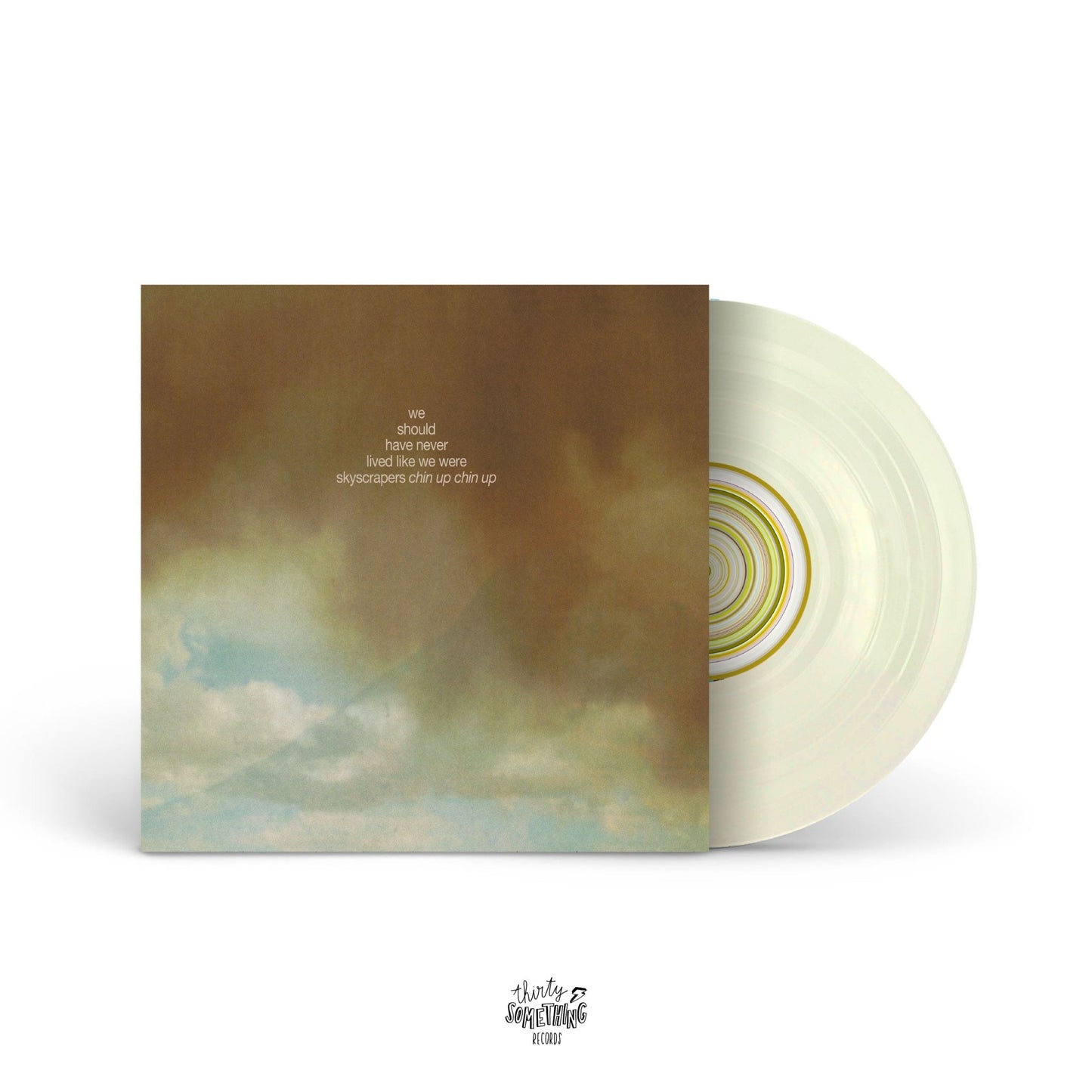 Chin Up Chin Up: We Should Have Never Lived Like We Were Skyscrapers: Vinyl LP (Import) Natural White Marble