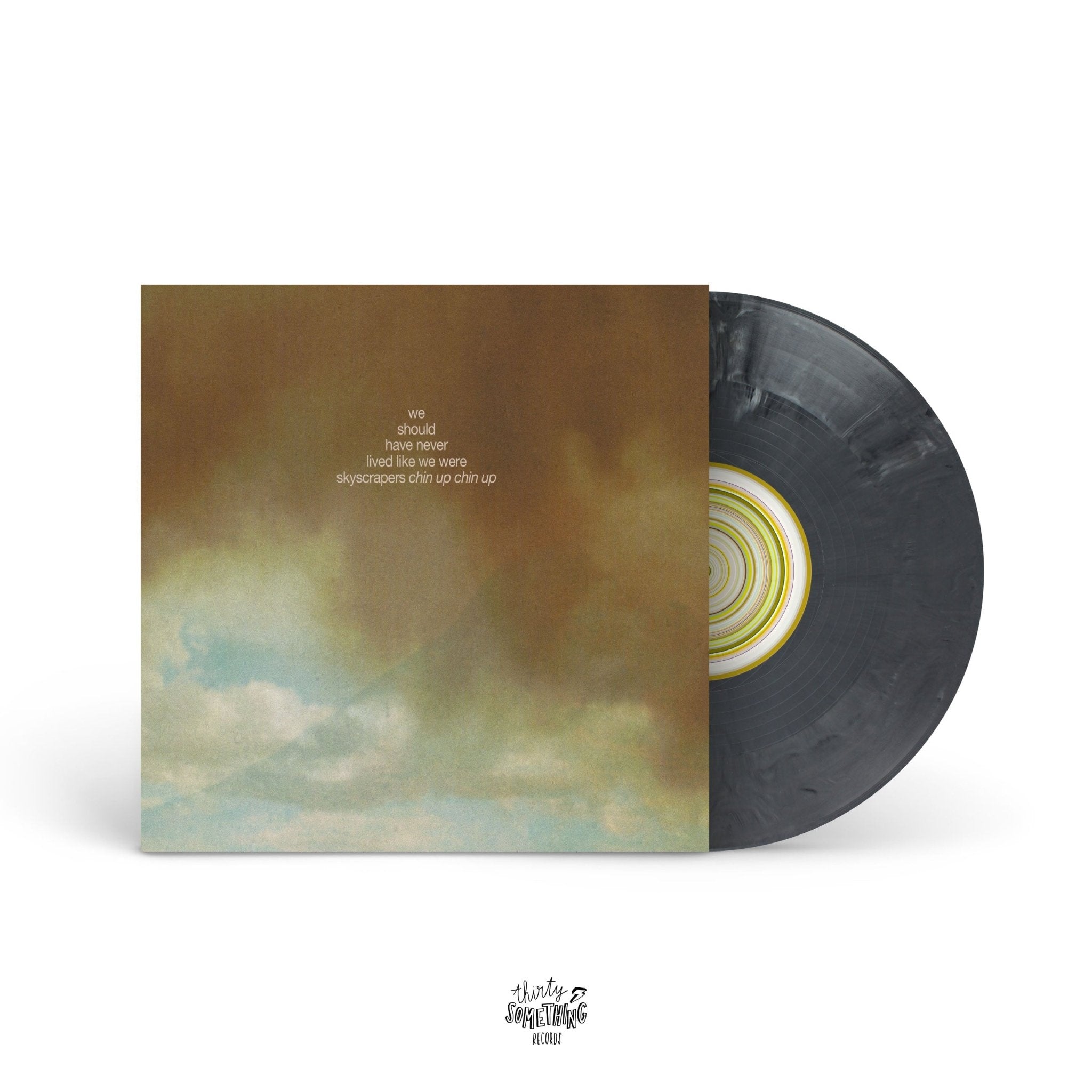 Chin Up Chin Up: We Should Have Never Lived Like We Were Skyscrapers: Vinyl LP (Import) Grey Marble