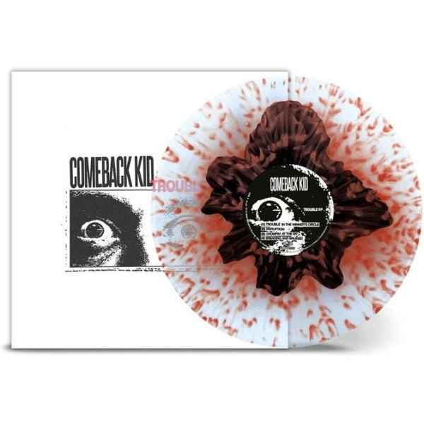 Comeback Kid: Trouble: EP: Clear Black Yolk w Red Splatter Vinyl