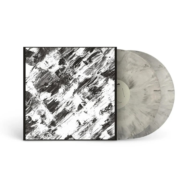 cursetheknife: Thank You For Being Here: 2xLP White w/Black Marble Vinyl LP (Import)