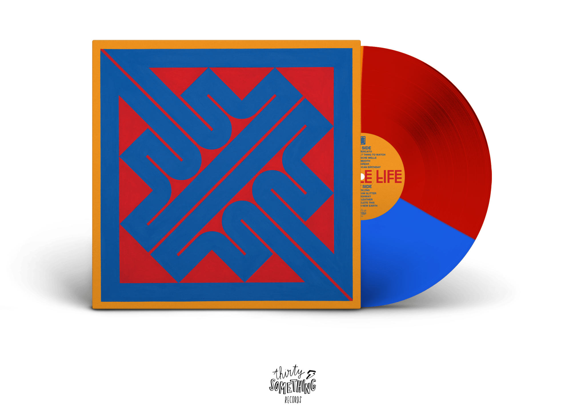 Double Life: Please Delete This: Limited Edition Vinyl Tri-Color (Red Blue Orange) x 100