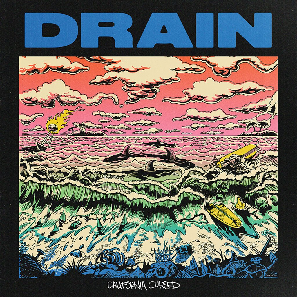 Drain: California Cursed: Orange Shell Cassette - Steadfast Records