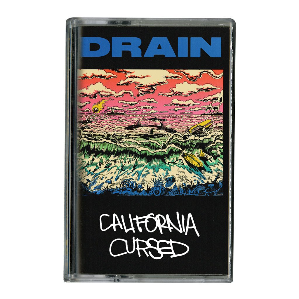Drain: California Cursed: Orange Shell Cassette - Steadfast Records