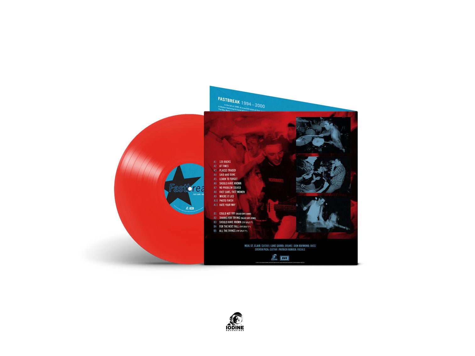 Fastbreak: Fast Cars, Fast Women: Red Vinyl LP (Import) - Steadfast Records