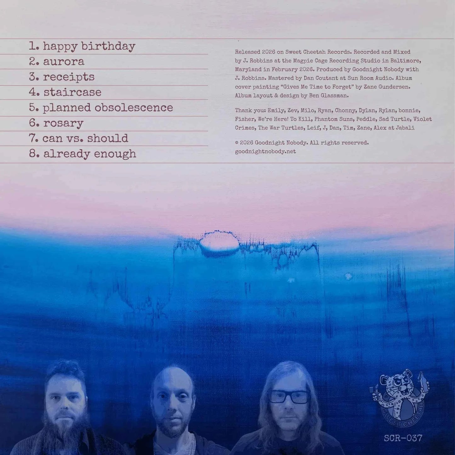 Goodnight Nobody: Self-Titled: Limited Edition CD