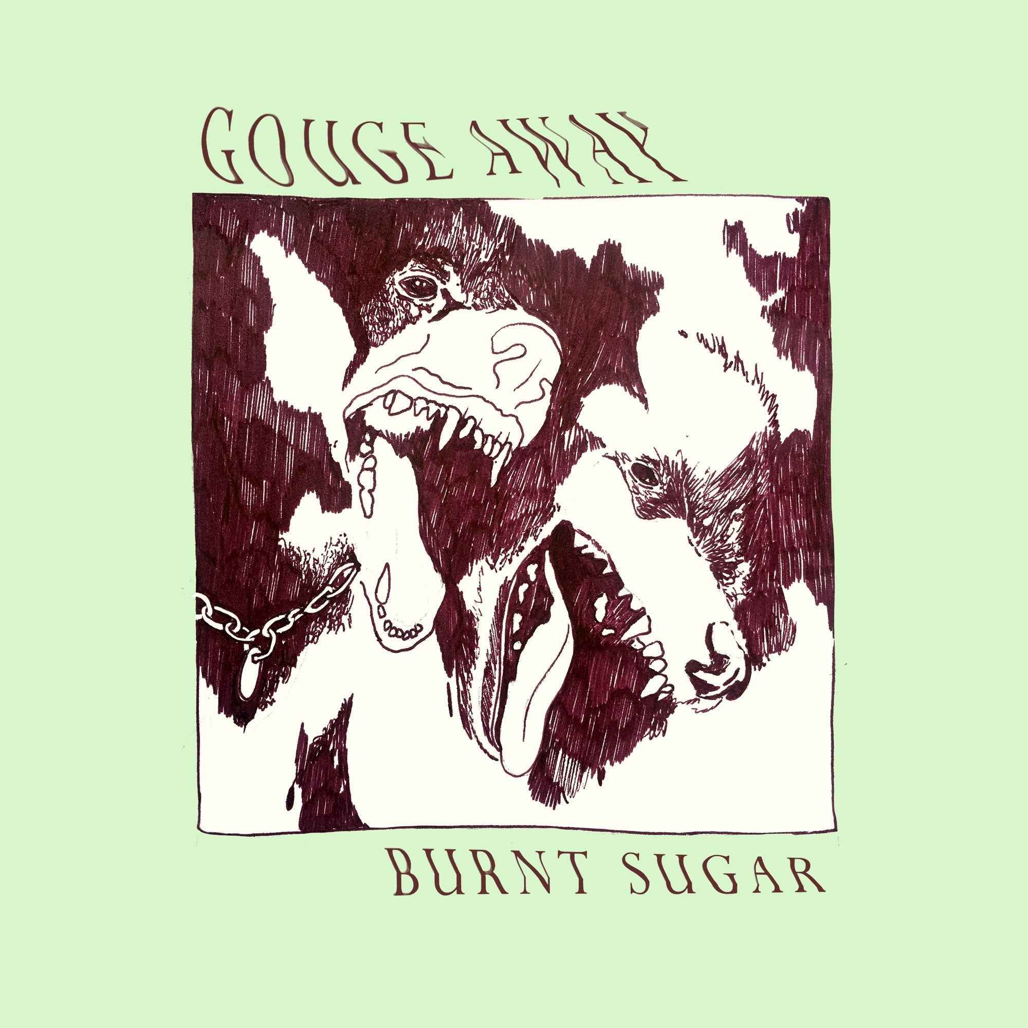 Gouge Away: Burnt Sugar: Cloudy Bone & Clear Vinyl LP