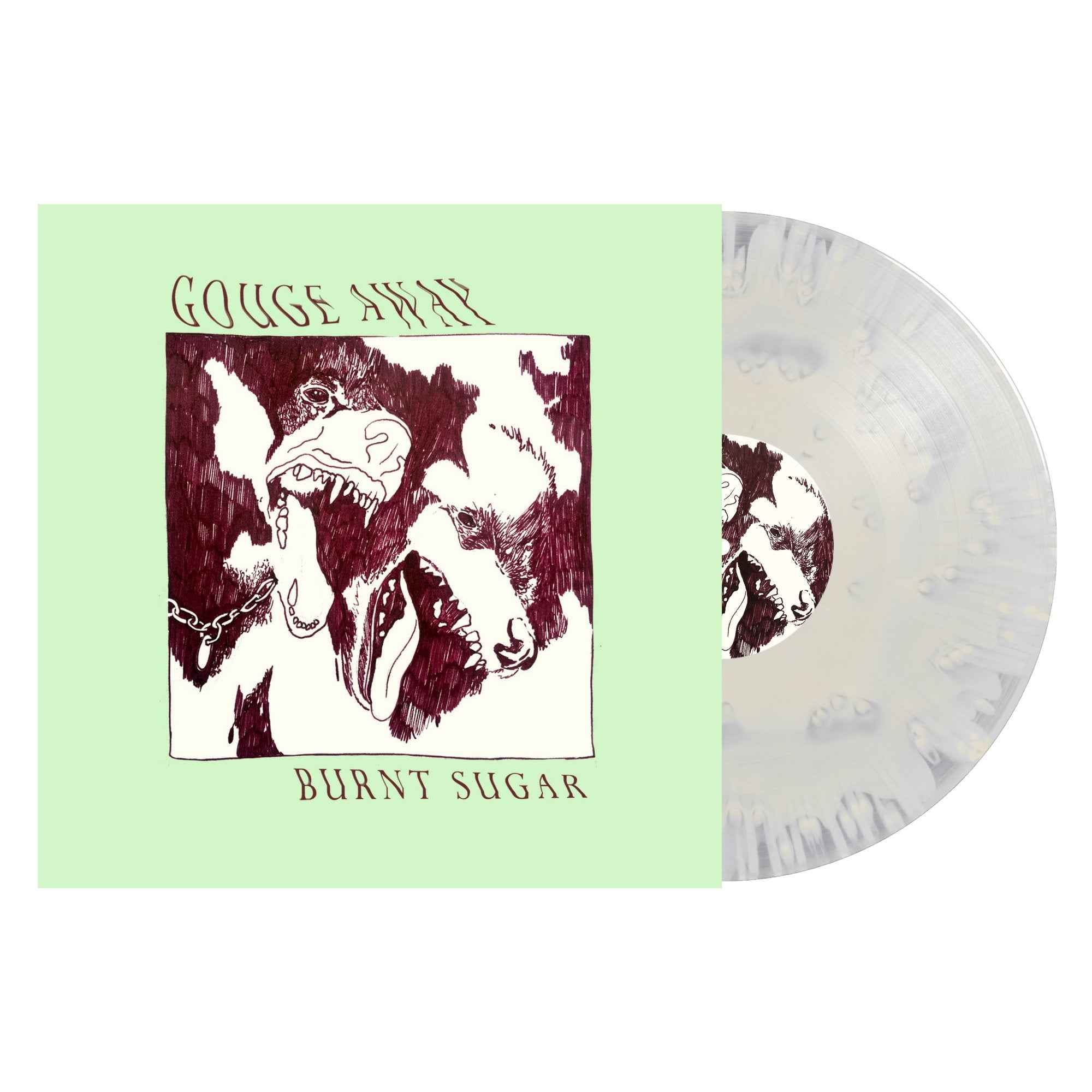 Gouge Away: Burnt Sugar: Cloudy Bone & Clear Vinyl LP