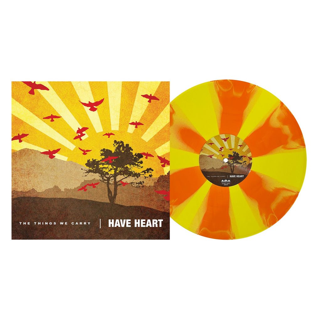 Have Heart: The Things We Carry: Orange and Yellow Pinwheel Vinyl LP - Steadfast Records
