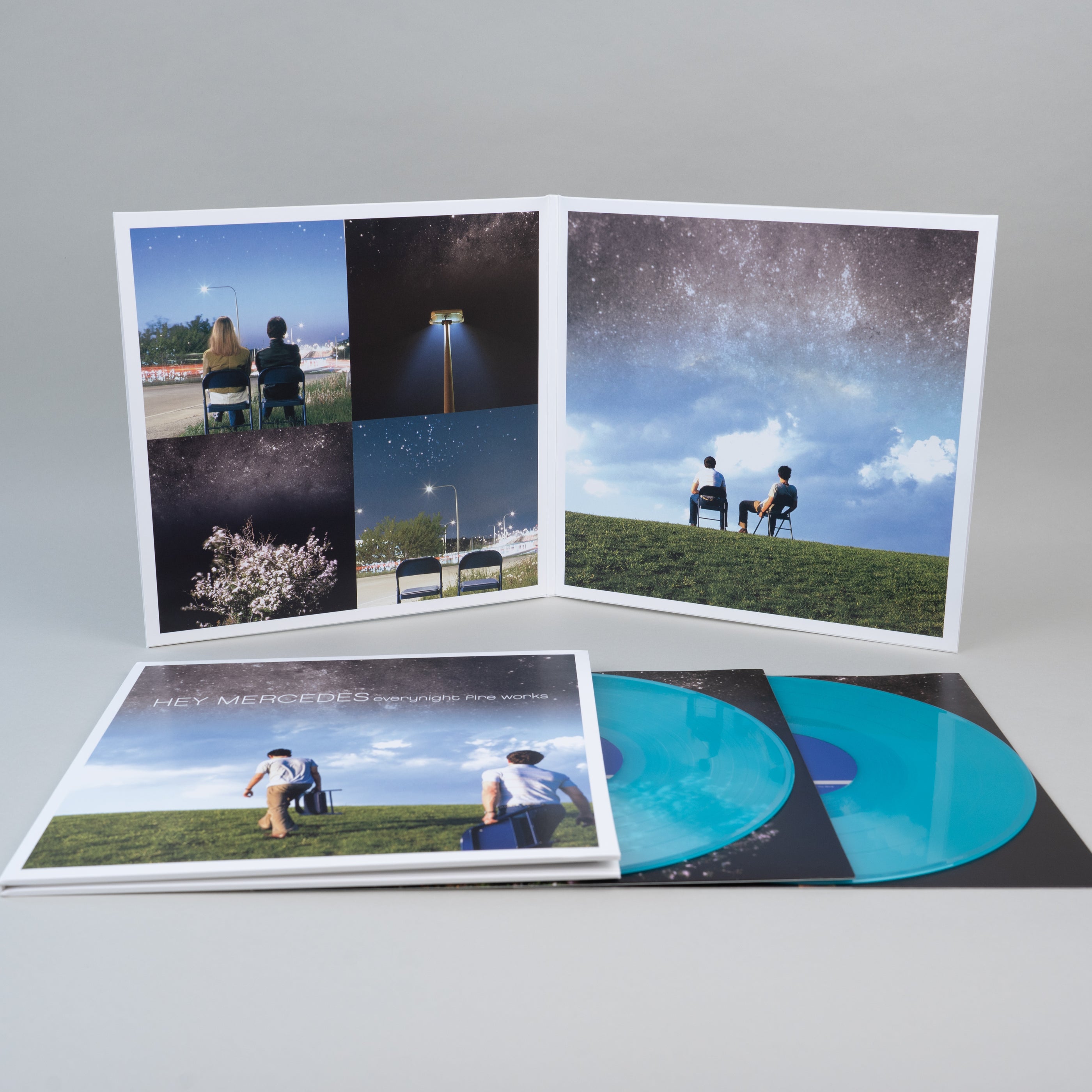 Hey Mercedes: Everynight Fire Works: Clear Blue Vinyl 2LP