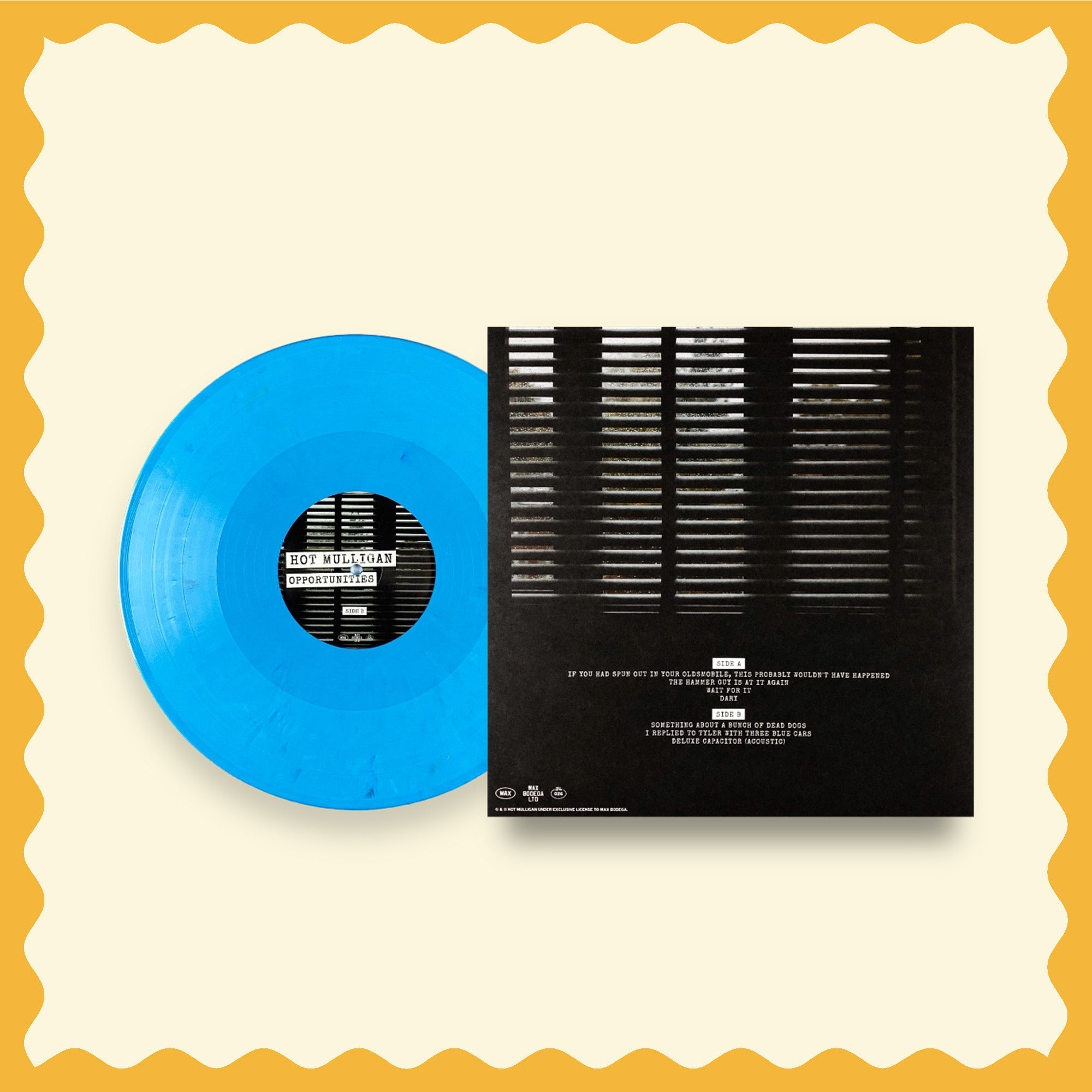 Hot Mulligan: Opportunities: Blue Vinyl LP - Steadfast Records