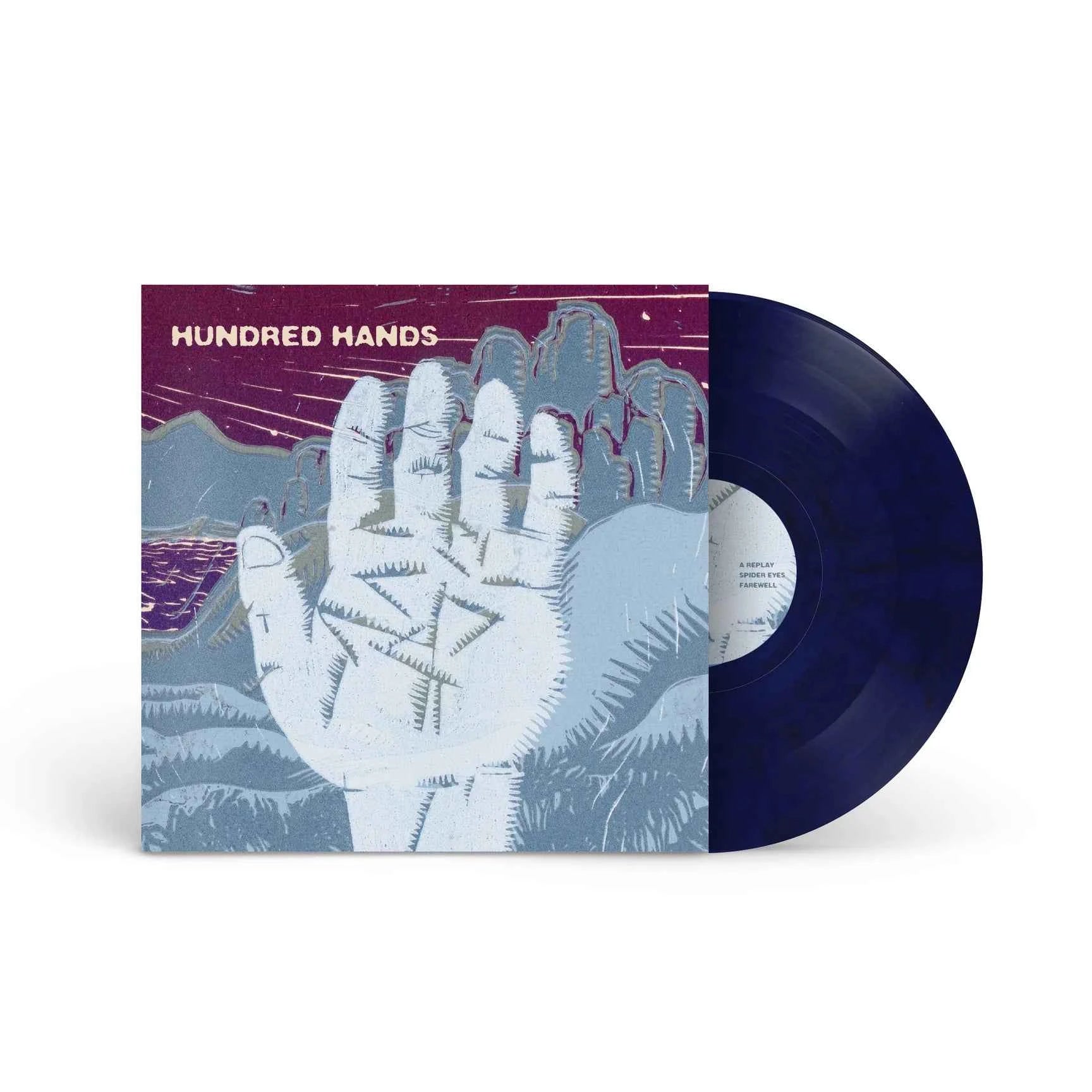 Hundred Hands: Little Eyes: Vinyl LP (Import) Blue w Black Marble (x 100)
