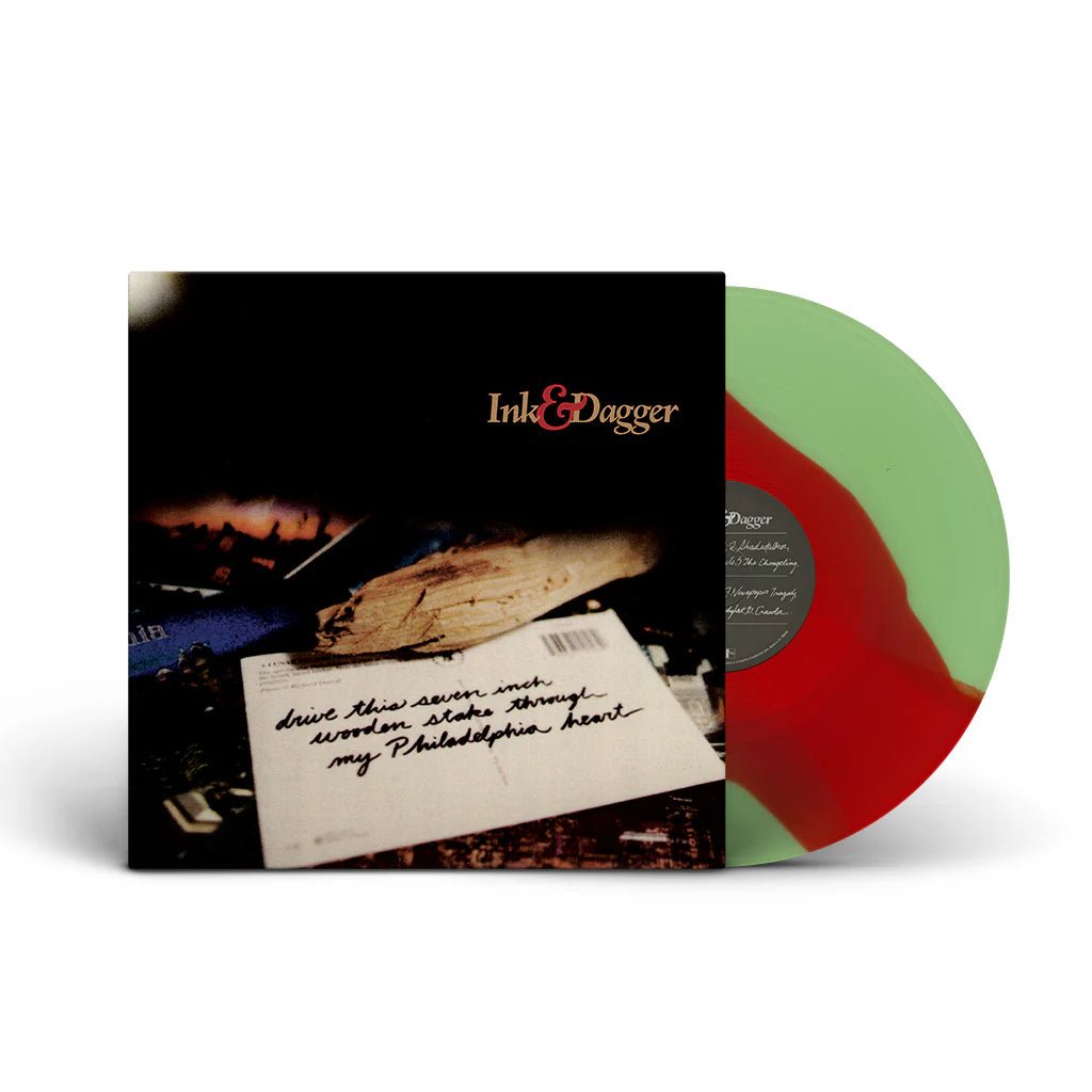 Ink & Dagger: Drive This 7 Inch Wooden Stake Through My Philadelphia Heart: Vinyl LP Coke Clear w Red Stripe