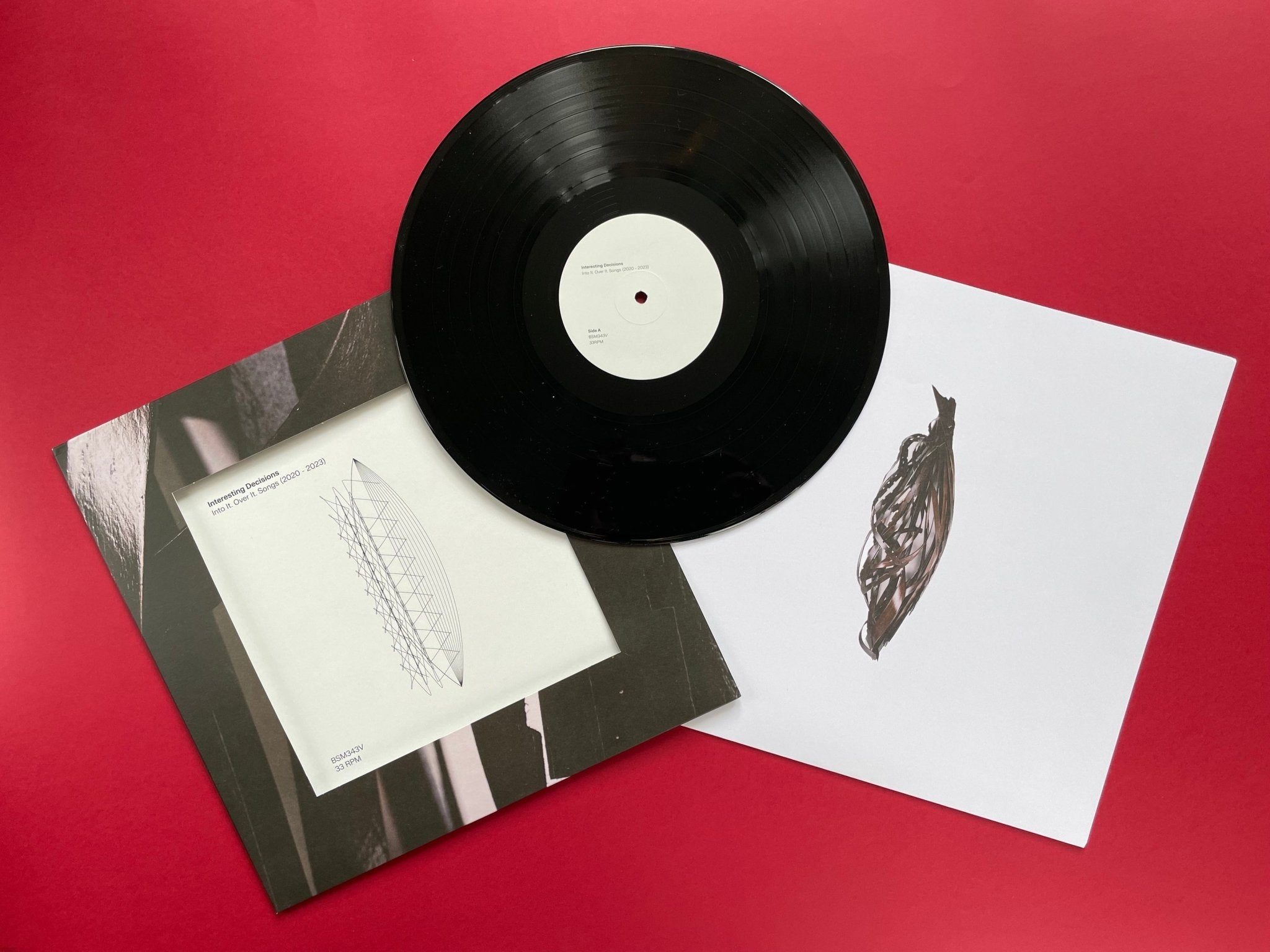 Into It. Over It: Interesting Decisions: Black Vinyl LP w/Die Cut Jacket (Import) - Steadfast Records