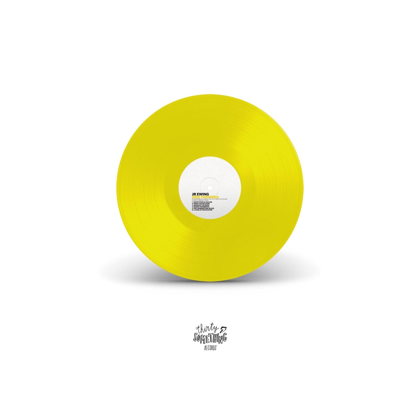 JR Ewing: Ride Paranoia: Yellow/White Marble LP (Import)