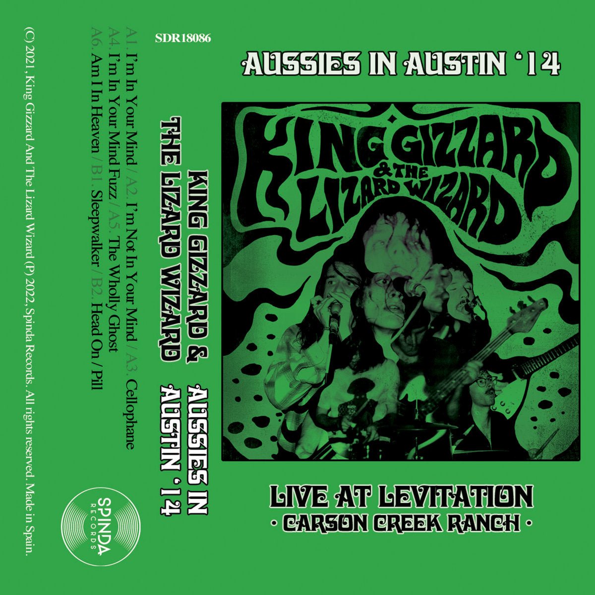 King Gizzard and The Lizard Wizard: Live at Levitation '14: Limited Edition Green Cassette (Import)