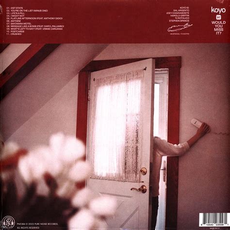 Koyo: Would You Miss It: Limited Edition Color Vinyl - Steadfast Records