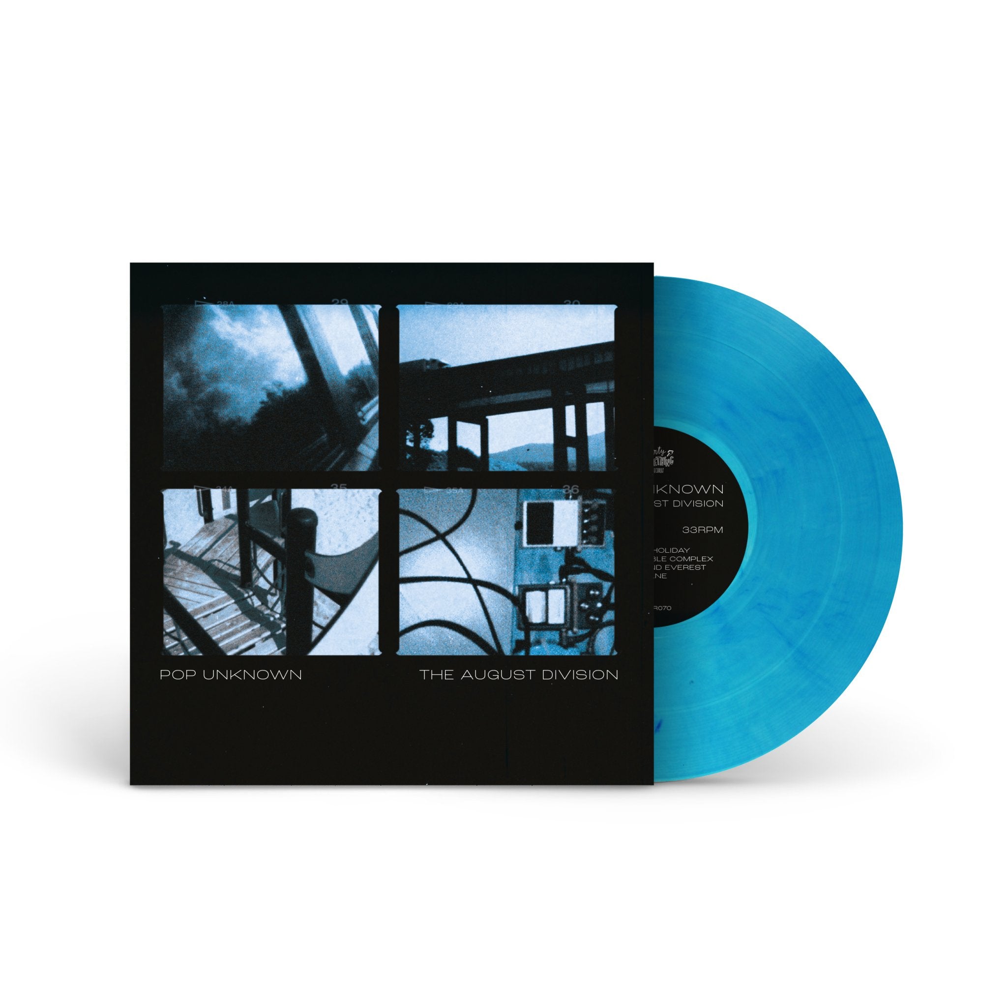 Pop Unknown: The August Division: Vinyl LP (Import) Clear Blue marble