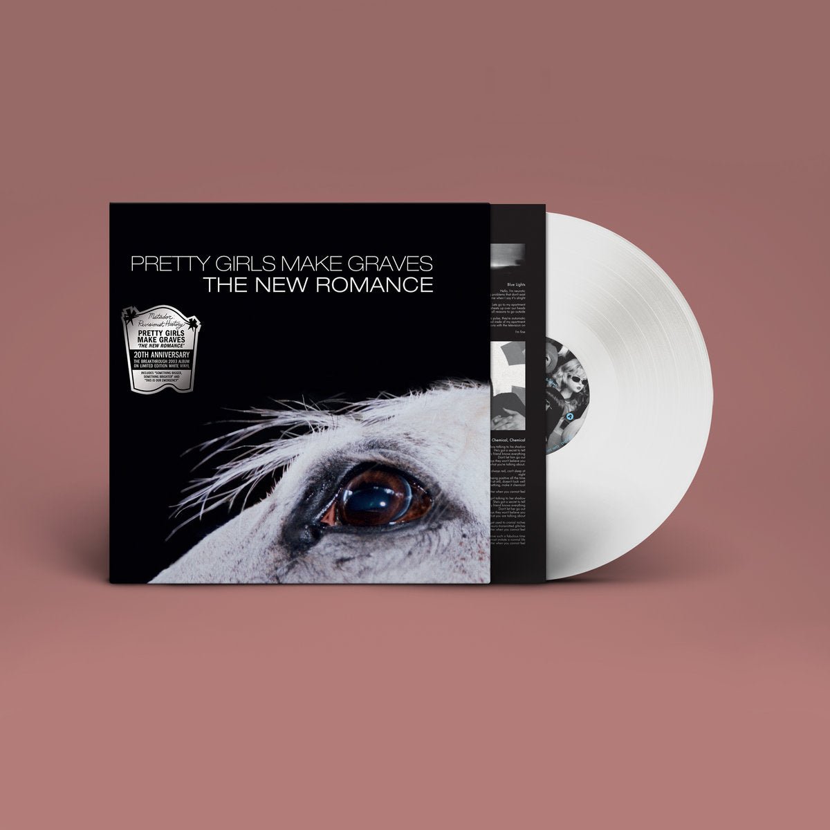Pretty Girls Make Graves: The New Romance: Opaque White Vinyl LP - Steadfast Records