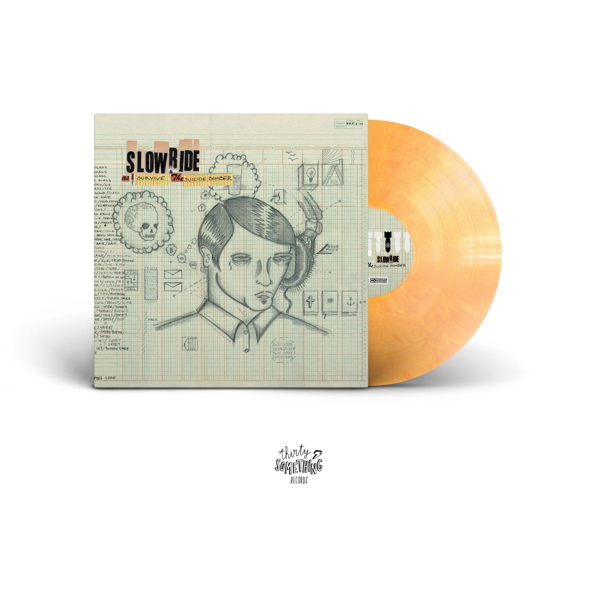 Slowride: As I Survive The Suicide Bomber: 180g Vinyl LP (Import) Yellow Red Marble