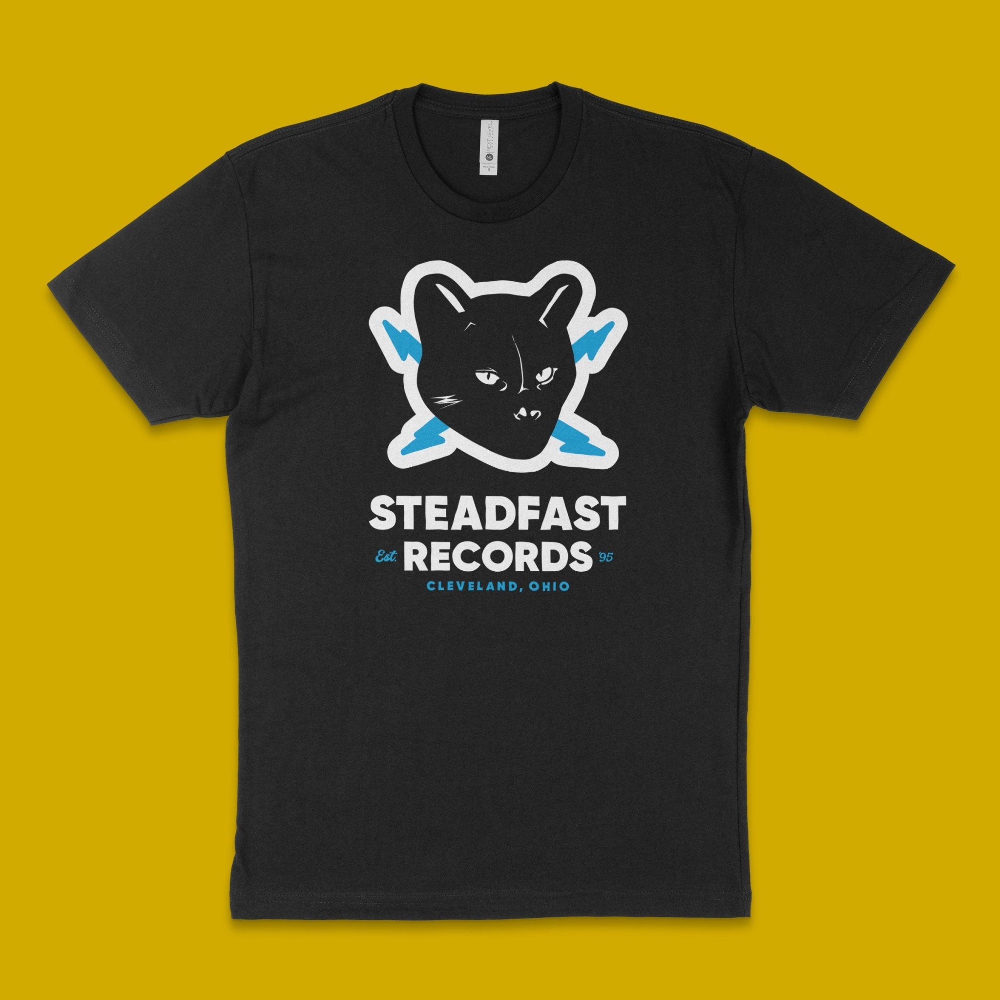 Steadfast Records: Classic Cat Logo: Unisex Short Sleeve T-Shirt w/ FREE CD