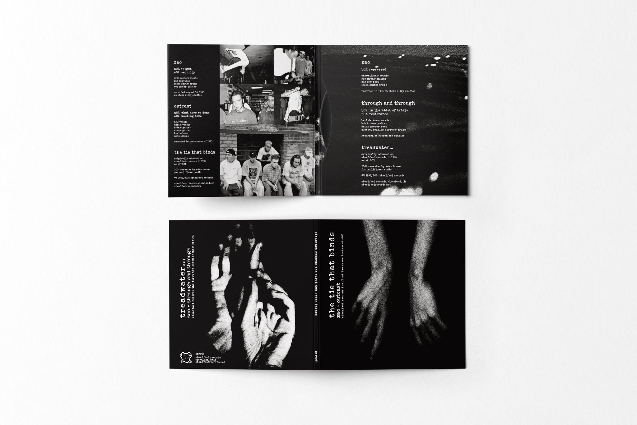 Steadfast Records: The First Two Seven Inches: CD in Eco-Wallet - Steadfast Records