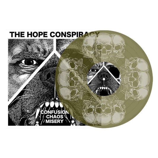 The Hope Conspiracy: Confusion / Chaos / Misery: Swamp Green Vinyl EP