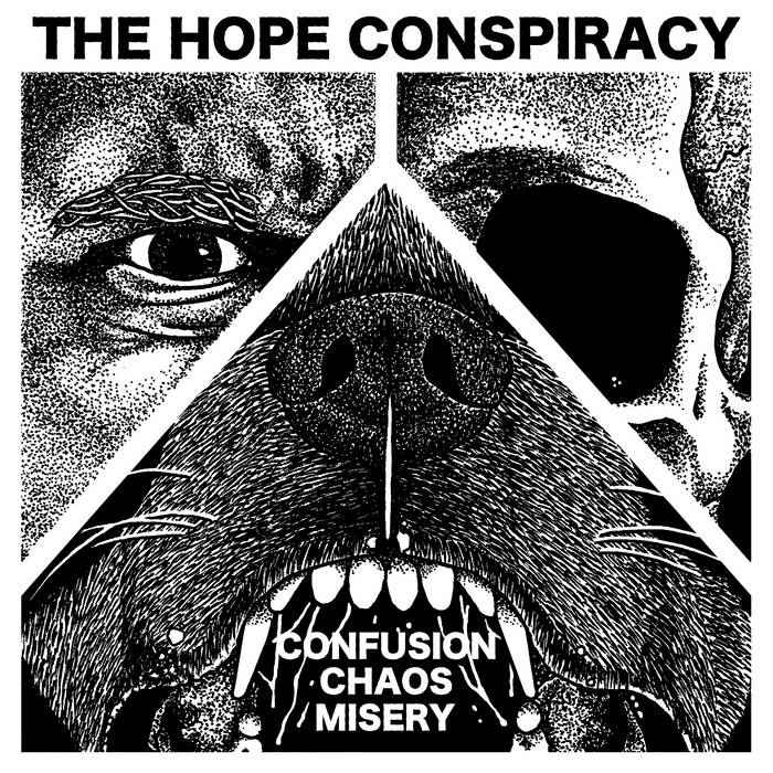 The Hope Conspiracy: Confusion / Chaos / Misery: Swamp Green Vinyl EP