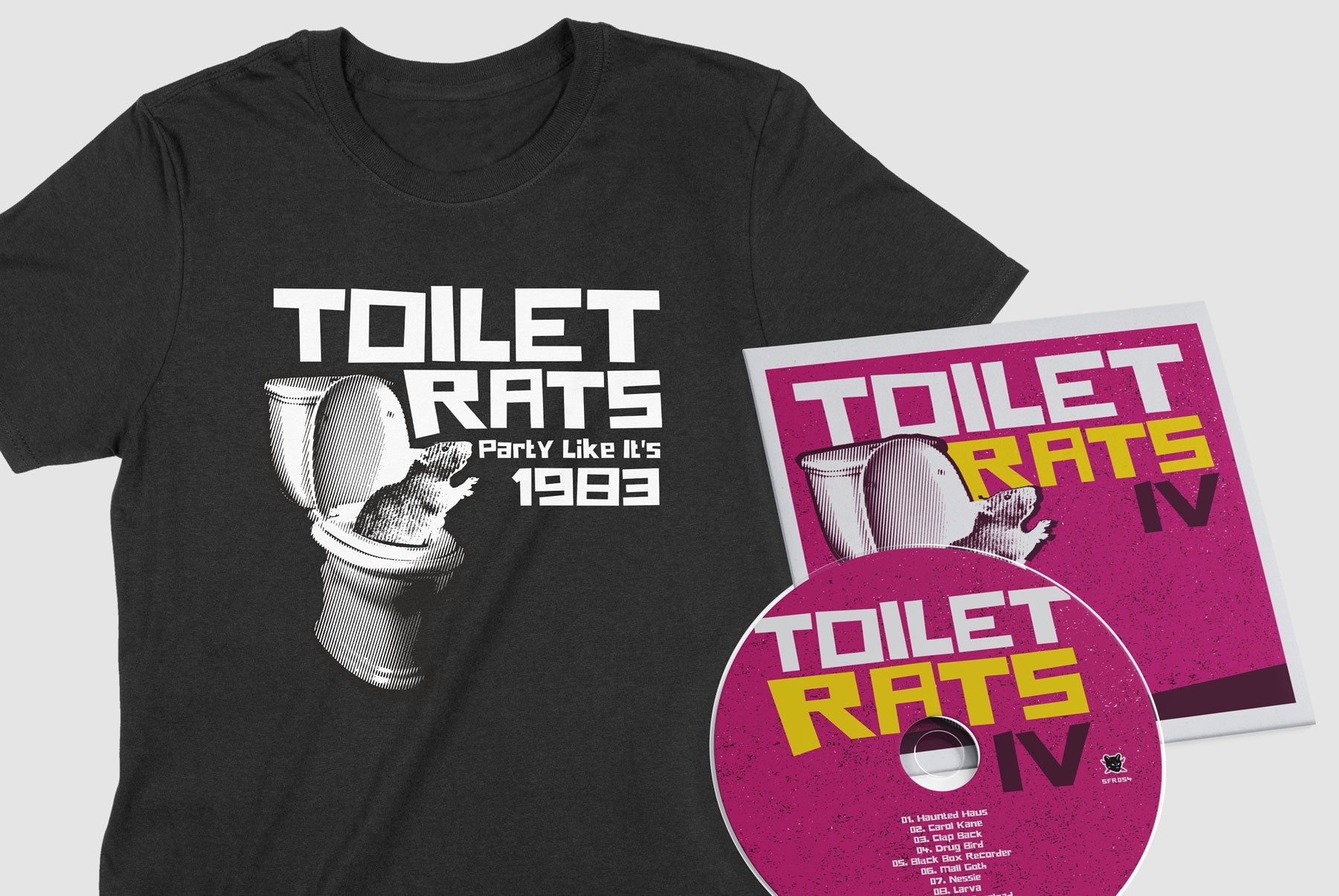 Toilet Rats IV: Eco - Wallet CD + T - Shirt Bundle - Steadfast Records