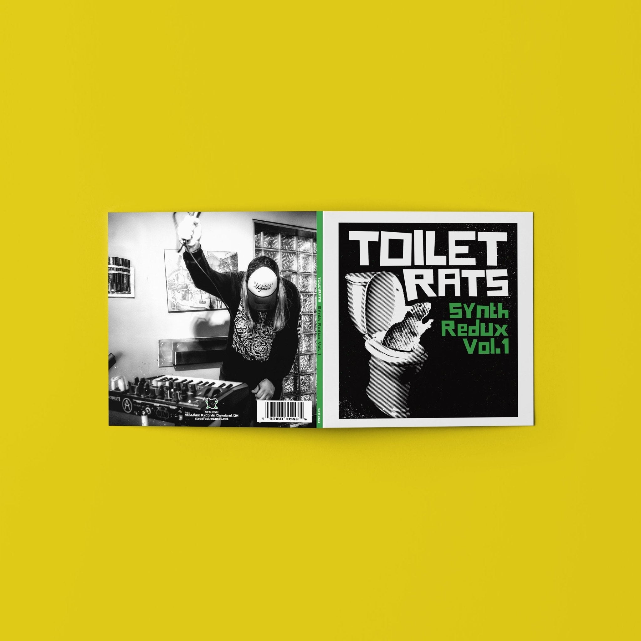 Toilet Rats: Synth Redux Vol. 1: CD in Eco - Wallet - Steadfast Records