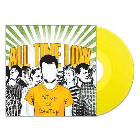 All Time Low: Put Up or Shut Up: Yellow Vinyl LP