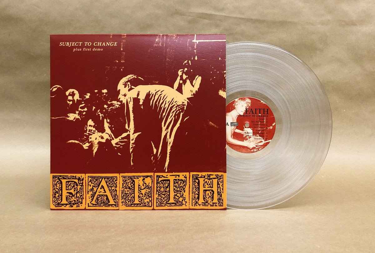 Faith: Subject to Change+First Demo: Clear Vinyl