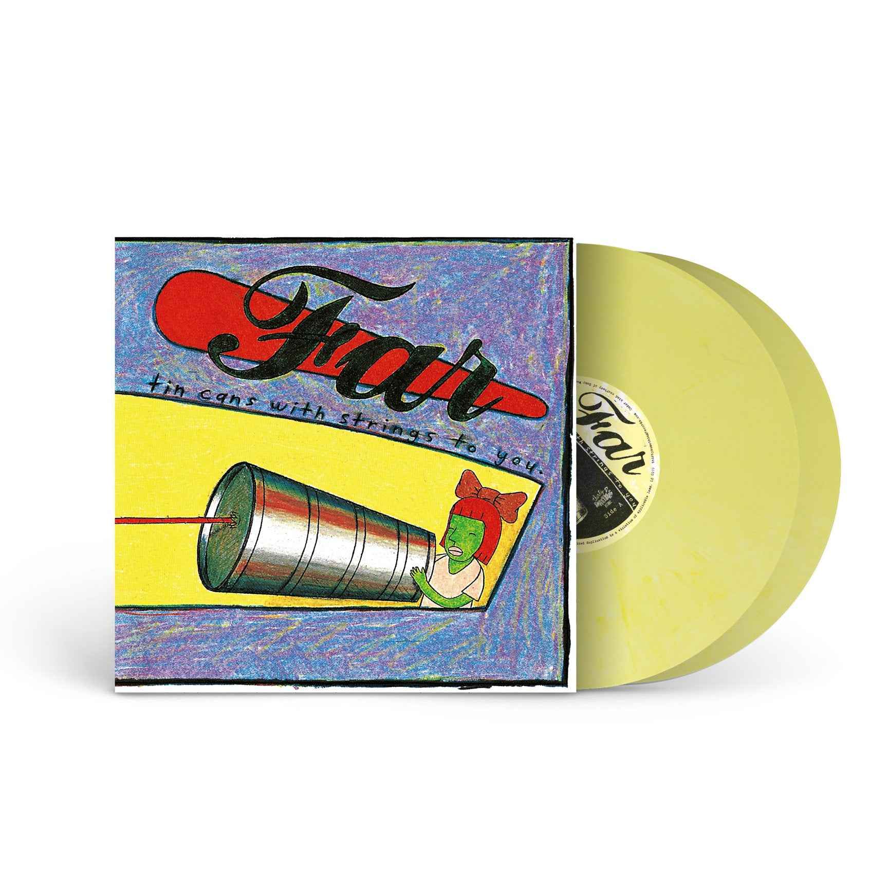 Far: Tin Cans With String To You: 2LP Vinyl (Import) White w Orange Haze