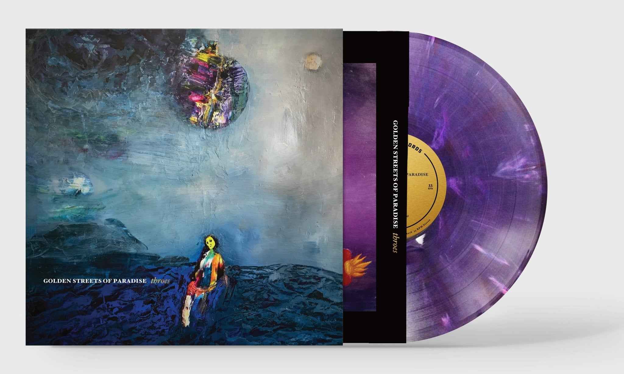 Golden Streets of Paradise: Throes: Vinyl Purple w Pink Swirl