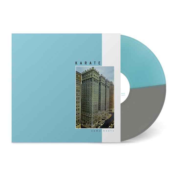 Karate: Some Boots: Light Blue & Gray Split Color Vinyl