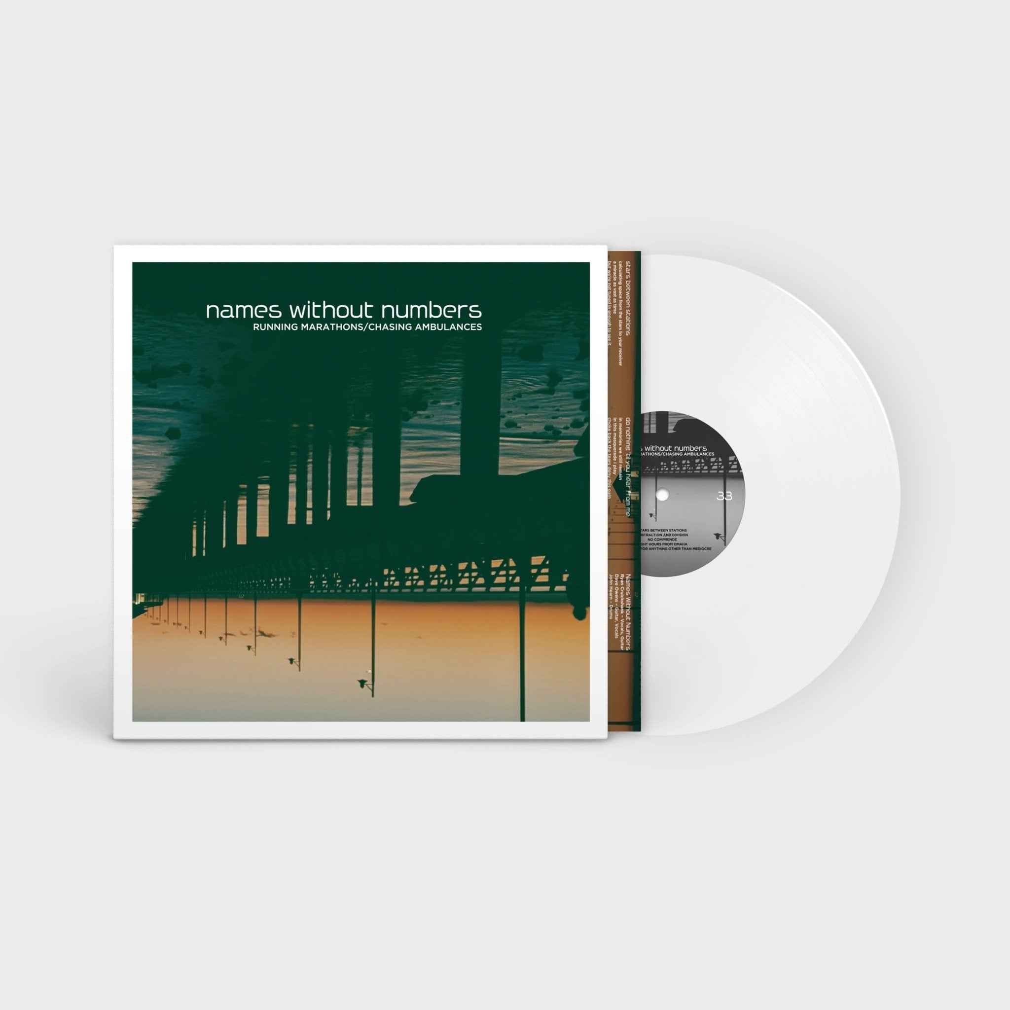 Names Without Numbers: Running Marathons / Chasing Ambulances: White Vinyl