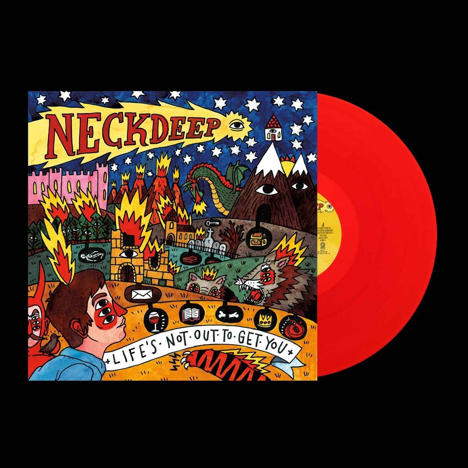 Neck Deep: Life's Not Out To Get You: Blood Red Vinyl LP