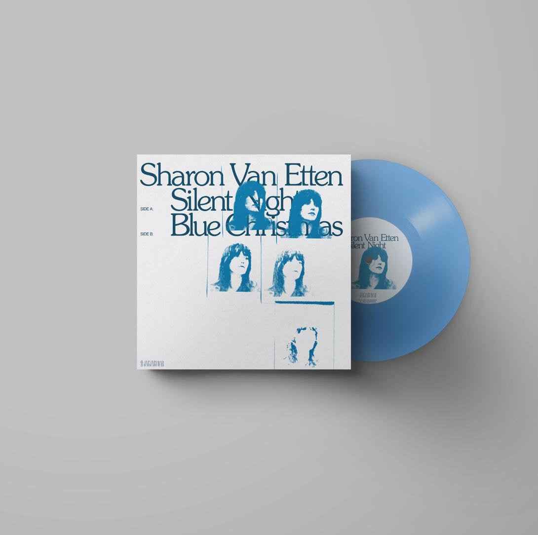 Sharon Van Etten: Silent Night b/w Blue Christmas: Clear Blue 7"