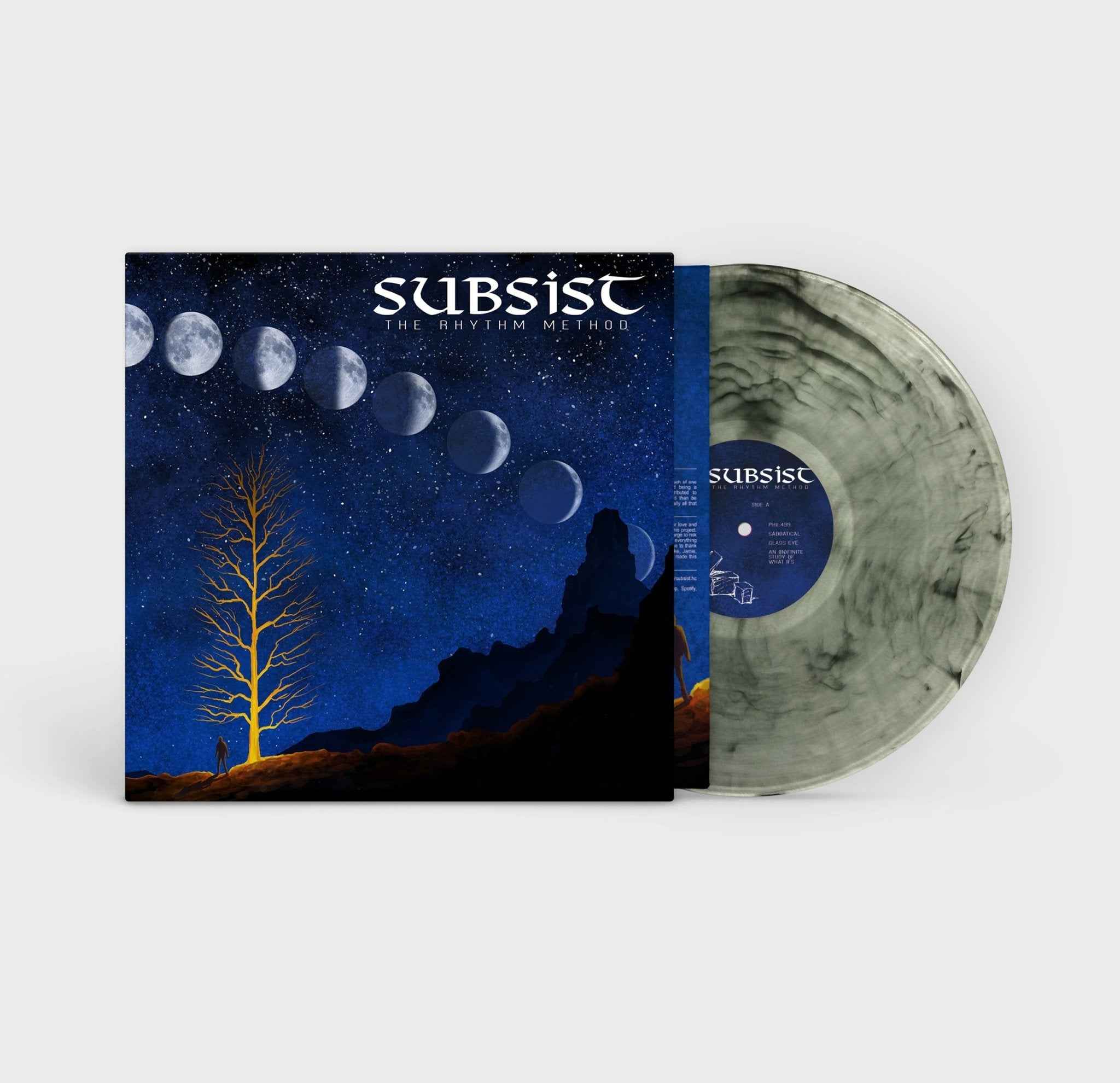 Subsist: The Rhythm Method: Vinyl Clear w Black Smoke
