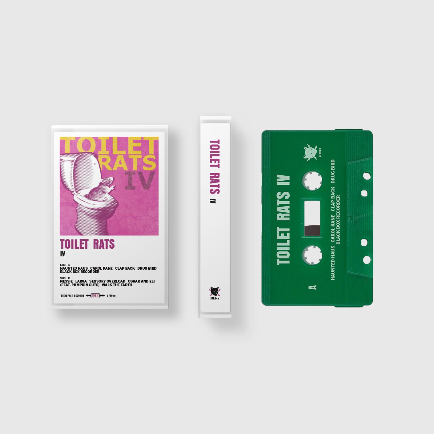 Toilet Rats: Toilet Rats IV: Cassette - Steadfast Records