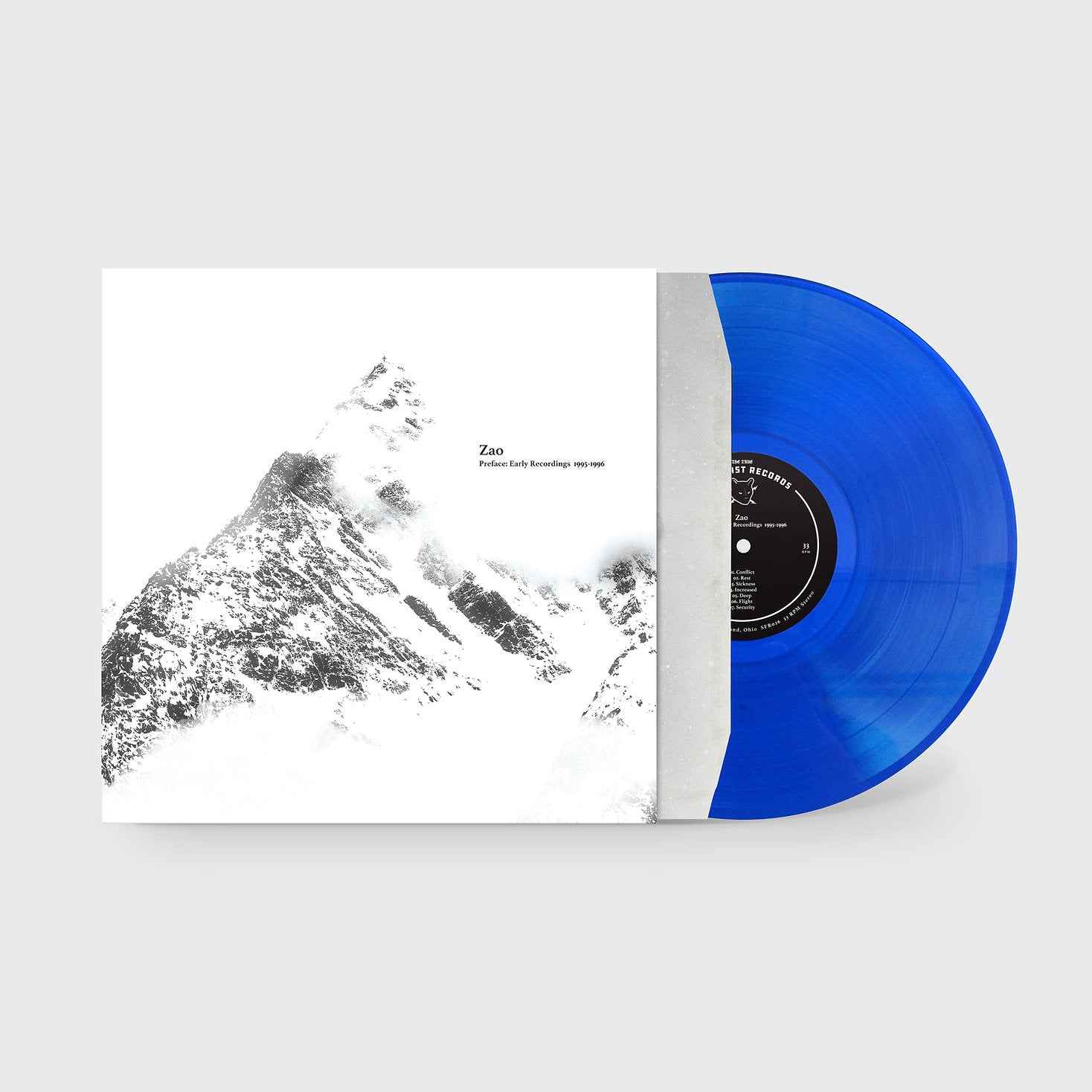 Zao: Preface: Early Recordings 1995-1996: Vinyl Transparent Blue